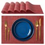 IPEA Sets de Table élégants 45 x 30 cm pour Dîner