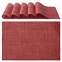 IPEA Sets de Table élégants 45 x 30 cm pour Dîner, Déjeuner, Petit Déjeuner - 6 unités - Set de Table Lavable, Résistant au Chal