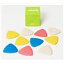 IPEA Craie Couture Colorées pour Tissus - 10 pièces - Made in Italy - Craies de Couture Triangulaire Professionnelle pour Marqua