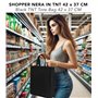 IPEA Sacs de Course Shopper en TNT - 5 pièces - Tote Bag - Dimensions 42 x 37 cm - Sac en Tissu non Tissé réutilisable pour le s