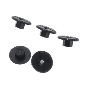 TVAAGHBCBR 20 pièces 4mm écrou de Fixation en Plastique Compatible for Mercedes Benz Garde-Boue Garde-Boue Garde-Boue Passage de