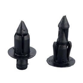 TVAAGHBCBR 50 pièces Rivets en Plastique Clips de poussée de Voiture universels Clips de Fixation de Panneau de Garniture de car