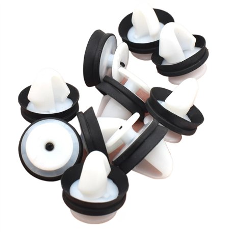 TVAAGHBCBR 50x Clips de Fixation de Carte de Panneau de Porte de Garniture intérieure de Voiture compatibles for Citroën C2 C3 C