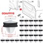 TVAAGHBCBR 50x Clips de Fixation de Carte de Panneau de Porte de Garniture intérieure de Voiture compatibles for Citroën C2 C3 C