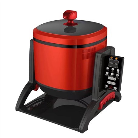 forplubossmmp Machine De Cuisson Automatique 2200W Machine À Sauter À 360° - Puissance De Feu À 7 Niveaux