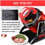 forplubossmmp Machine De Cuisson Automatique 2200W Machine À Sauter À 360° - Puissance De Feu À 7 Niveaux, Robot Culinaire Et Mi