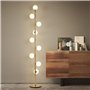 TaleTre Lampadaire for Salon ， Lampadaire Grand Lampadaire Industriel Lecture for Chambre à Coucher, Bureau Verre Sphérique 9 Tê