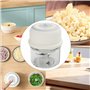 TUKRPQMRI Hachoir à ail électrique, hachoir à ail, hachoir à légumes rechargeable 250 ml, robot de légumes électrique sans fil, 