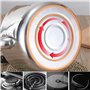 TUKRPQMRI Bouilloire à thé for cuisinière, bouilloires à thé en acier inoxydable 3L, cafetières et théières sifflantes for campi