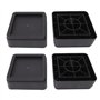 TUKRPQMRI Rehausseurs de lit rectangulaires de 2 pouces, ensemble de 4 coussins de canapé, ensemble de rehausseurs de meubles qu