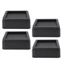 TUKRPQMRI Rehausseurs de lit rectangulaires de 2 pouces, ensemble de 4 coussins de canapé, ensemble de rehausseurs de meubles qu