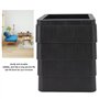 TUKRPQMRI Rehausseurs de lit rectangulaires de 2 pouces, ensemble de 4 coussins de canapé, ensemble de rehausseurs de meubles qu