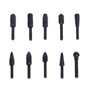 TUKRPQMRI Lot de 10 râpes à bois 1/4'' 6 mm