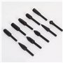 TUKRPQMRI Lot de 10 râpes à bois 1/4'' 6 mm, outil manuel de meulage, de polissage et de façonnage for le travail du bois, résis