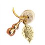 TUKRPQMRI Porte-clés Cinq empereurs Argent boulier Pixiu Pelle à poussière Bouddha Sac d'argent Pendentif clé de voiture/385
