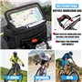 Astis 4L Sacoche de Guidon de vélo pour Panier de vélo Avant Sacoche de Guidon spacieuse avec Compartiment pour téléphone Portab