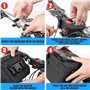 Astis 4L Sacoche de Guidon de vélo pour Panier de vélo Avant Sacoche de Guidon spacieuse avec Compartiment pour téléphone Portab