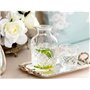 DUHALINE Crystal Ensemble de 2 carafes et verres de chevet en cristal avec pichet et gobelet, 525 ml