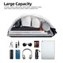 AABSTBFM Sac à dos léger à cordon de serrage avec motif léopard | M – Sacs à dos à ficelle pour gym, voyage, shopping, école, et