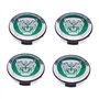 Nemeae Cache-moyeux avec 4pcs 57mm pour Jaguar XF XJ-S XJ-6 X-Type XE S-Type F-Pace F-Type XK8 XK XKR XFR Course Centre de Roue