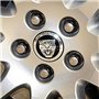 Nemeae Cache-moyeux avec 4pcs 57mm pour Jaguar XF XJ-S XJ-6 X-Type XE S-Type F-Pace F-Type XK8 XK XKR XFR Course Centre de Roue 