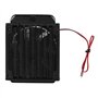 Refroidisseur d'eau 80MM, radiateur de refroidissement par eau à processeur LED, radiateur de rangée de chaleur avec ventilateur
