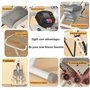 STWBHW Vertical Climber Machine,Foldable Step Machine, Stepper Stair Master Machine with LCD,Mountain Climbing Exercise Machine,