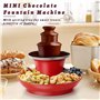 fontaine à fondue au chocolat électrique avec plateau amovible