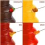 Machine à fondue au chocolat à 3 couches, fontaine à fondue au chocolat électrique avec plateau amovible, machine à fondue au ch