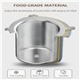 Sorbetière, machine à glace automatique de 500 ml avec 4 modes, machine à desserts glacés portable avec maintien au froid en 8 h