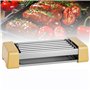 Machine à hot-dogs, grill à saucisses, 5 rouleaux for saucisses de petit-déjeuner, interrupteur de température à bouton, rouleau