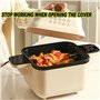 Cuiseur automatique, wok électrique for riz frit, robot culinaire multicuiseur 1300 W avec écran tactile et casserole antiadhési