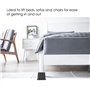 4pcs/Ensemble élévateur de Lit de 3 ", Support de Meuble Ajustable, Rehausseurs de Meuble élévateur de Chaise de Bureau Réglable
