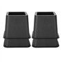4pcs/Ensemble élévateur de Lit de 3 ", Support de Meuble Ajustable, Rehausseurs de Meuble élévateur de Chaise de Bureau Réglable