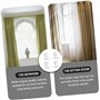 BAOBAOHU Lot de 12 verrous de rideau en bambou avec cordon en plastique plissé - Accessoire de rideau - Petit cordon - Poulie de
