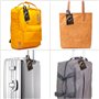 WZYWHJ Étiquette de bagage imprimée ficelle avec bracelet amovible – Crochet de voyage pour une identification pratique – Léger 