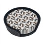 Trotting Lot de 6 dessous de verre à revêtement plat en polyuréthane pour boissons chaudes ou froides Motif empreintes de pattes