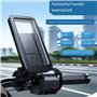 XFKSHCJU Support de téléphone étanche pour moto, vélo, support de guidon, verrouillage automatique, résistant aux chocs, serrage
