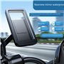 XFKSHCJU Support de téléphone étanche pour moto, vélo, support de guidon, verrouillage automatique, résistant aux chocs, serrage