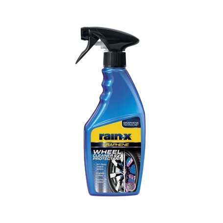 Rain-X Nettoyant et Protecteur de Jantes au Graphène – Brillance Durable et Bouclier Anti-Saleté – Formule à Changement de Coule