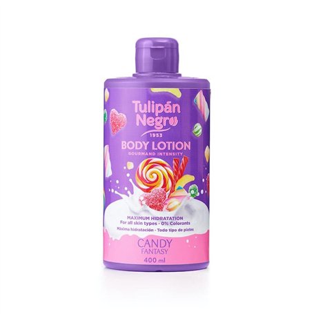 Lotion corporelle Tulipán Negro Candy Fantasy Purple 400 ml