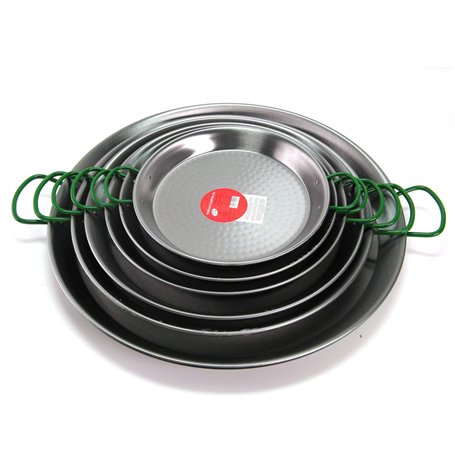 VAELLO - Plat à Paella en Métal - Plat de Cuisson Résistant - Accessoire de Cuisine Extérieure Facile à Nettoyer - Poêle à Paell