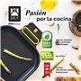 BRA Daily Pro | Faitout Haut en Aluminium Coulé, Revêtement Antiadhésif sans Pfoa, Tous Feux Dont Induction, 24 cm, Noir/Jaune