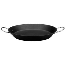 Ibili 402138 Plat à paella en fonte d'aluminium Induplus 38 cm (Pour 8 personnes)