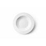IBILI - Service de table 18 pièces Castille blanche, assiettes en porcelaine pour 6 personnes