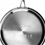 IBILI Poêle triple couche naturelle, 16 cm, acier inoxydable, convient pour induction, sans antiadhésif