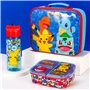 Pokémon Ensemble boîte à déjeuner pour enfants – Sac à déjeuner isotherme, boîte à déjeuner multi-compartiments et bouteille d'e
