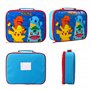 Pokémon Ensemble boîte à déjeuner pour enfants – Sac à déjeuner isotherme, boîte à déjeuner multi-compartiments et bouteille d'e