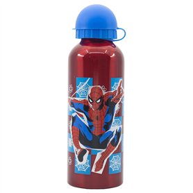 Stor BOUTEILLE EN ALUMINIUM POUR ENFANTS DE 530 ML | SPIDERMAN ARACHNID GRID