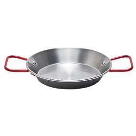 La Ideal Poêle à paella en acier poli